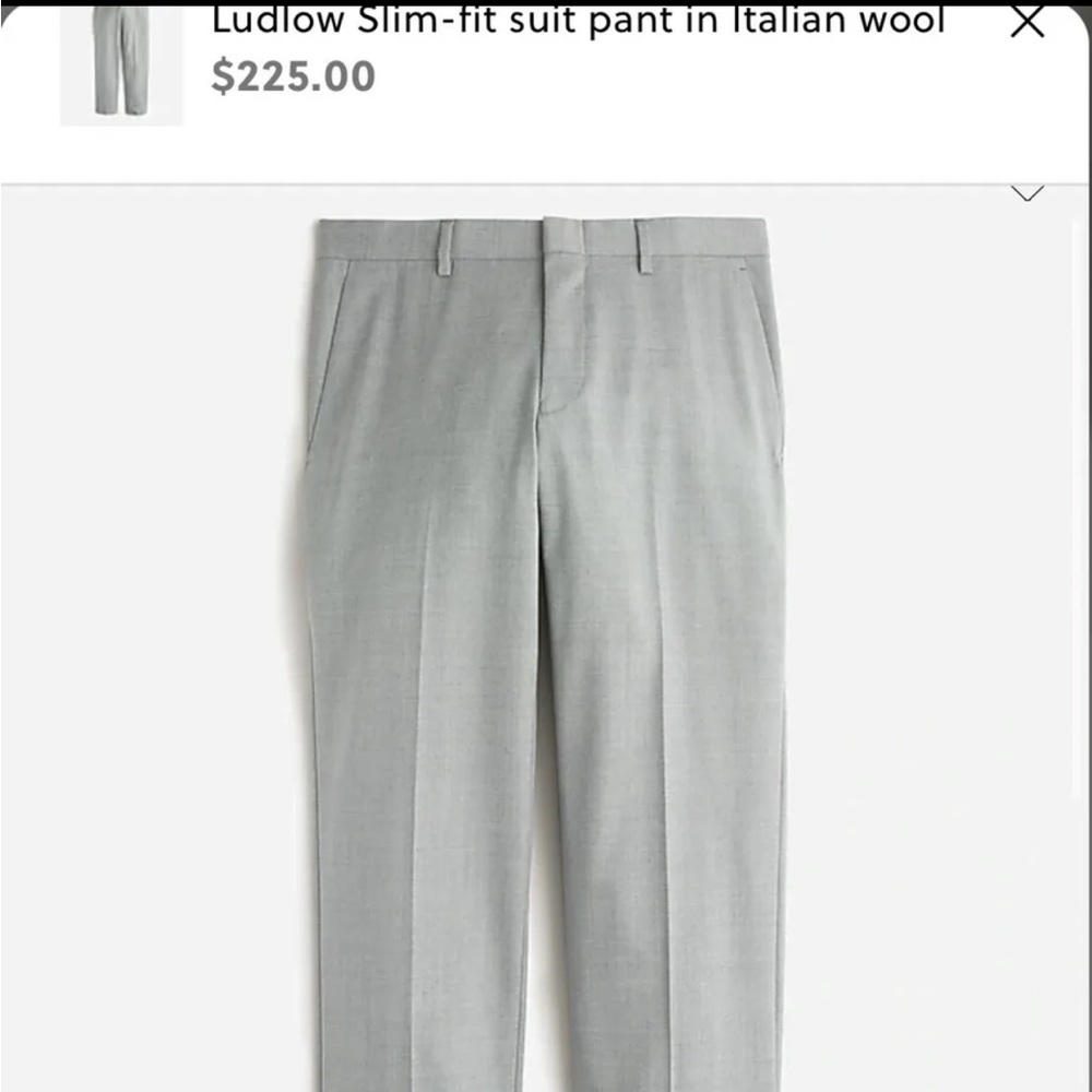 JCrew Ludlow Slim Suit Pants NWT